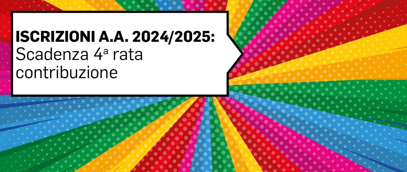 Scadenza 4ª rata contribuzione|30 maggio 2025